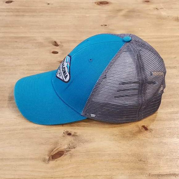 Patagonia Hat Snapback Blue Ventura Ca Embroidered Logo Mountain Outdoor - Picture 2 of 7
